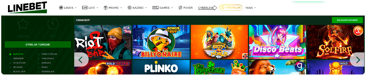 linebet casino