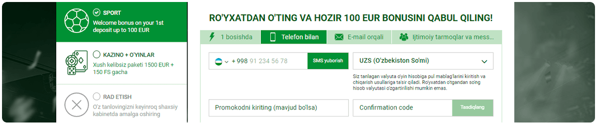 linebet registratsiya
