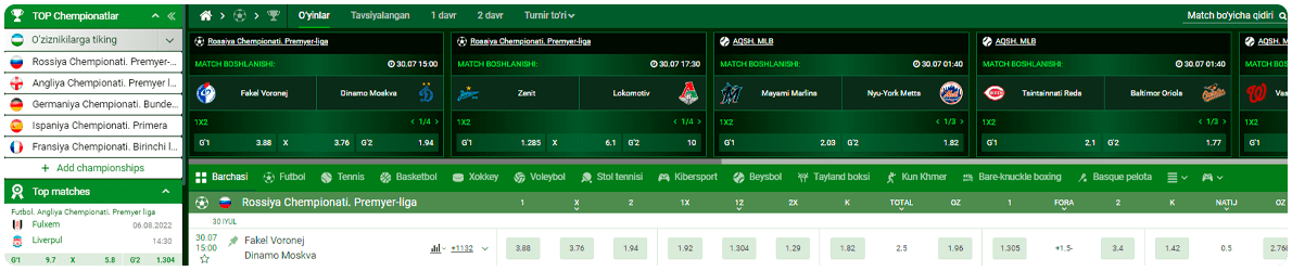 linebet sport tikish