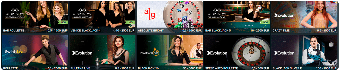 live casino betwinner