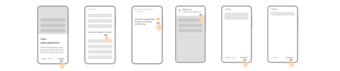 install melbet apk