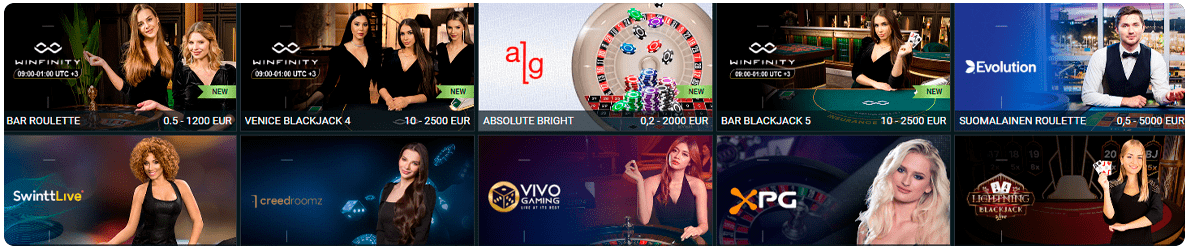 live casino games